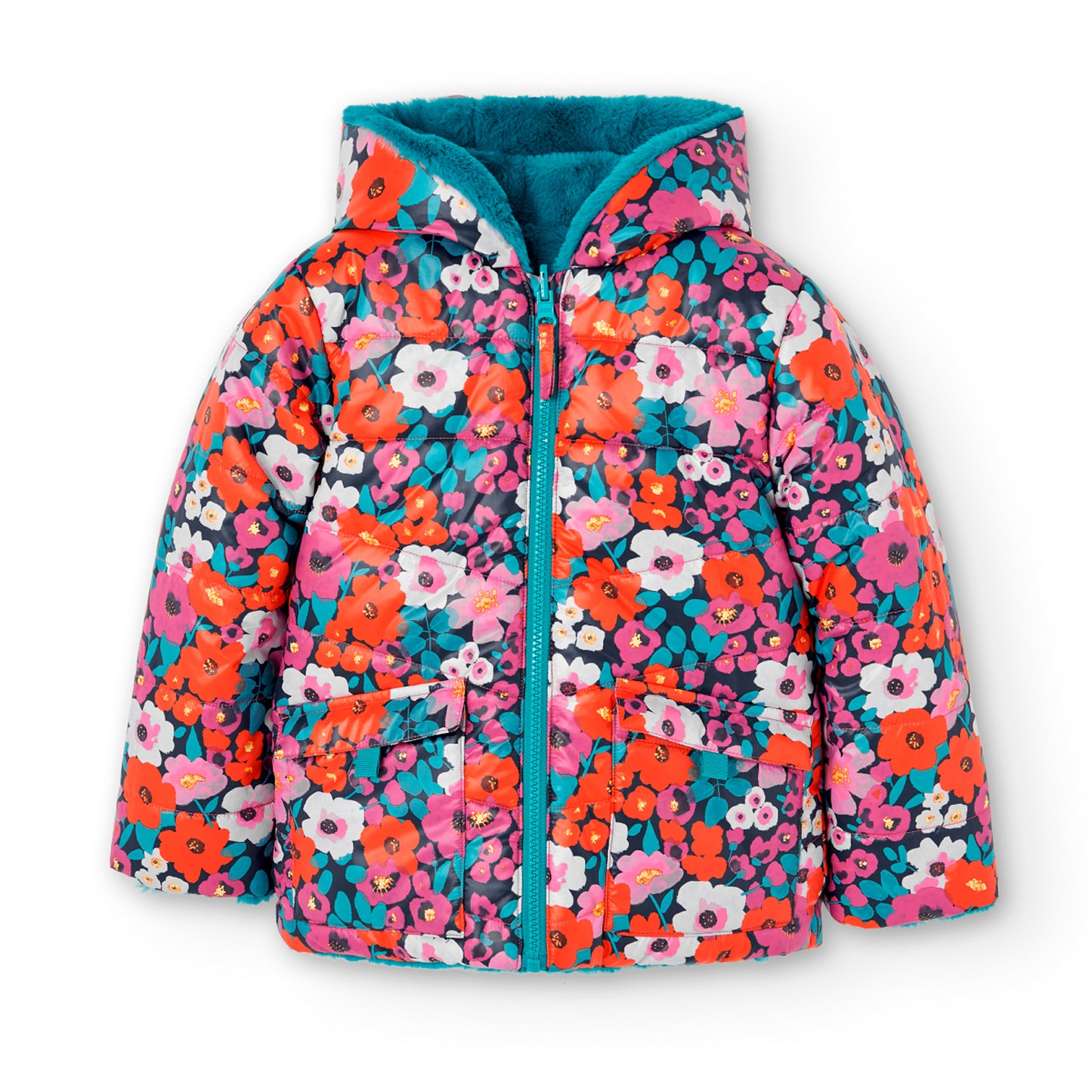 Parka reversible niña