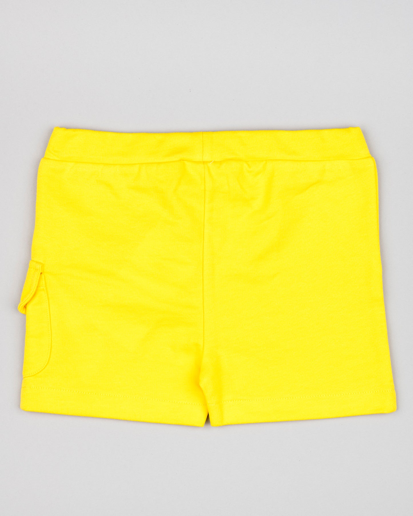 bermudas bebe Losan amarillo bolsillo cargo algodon Koskids