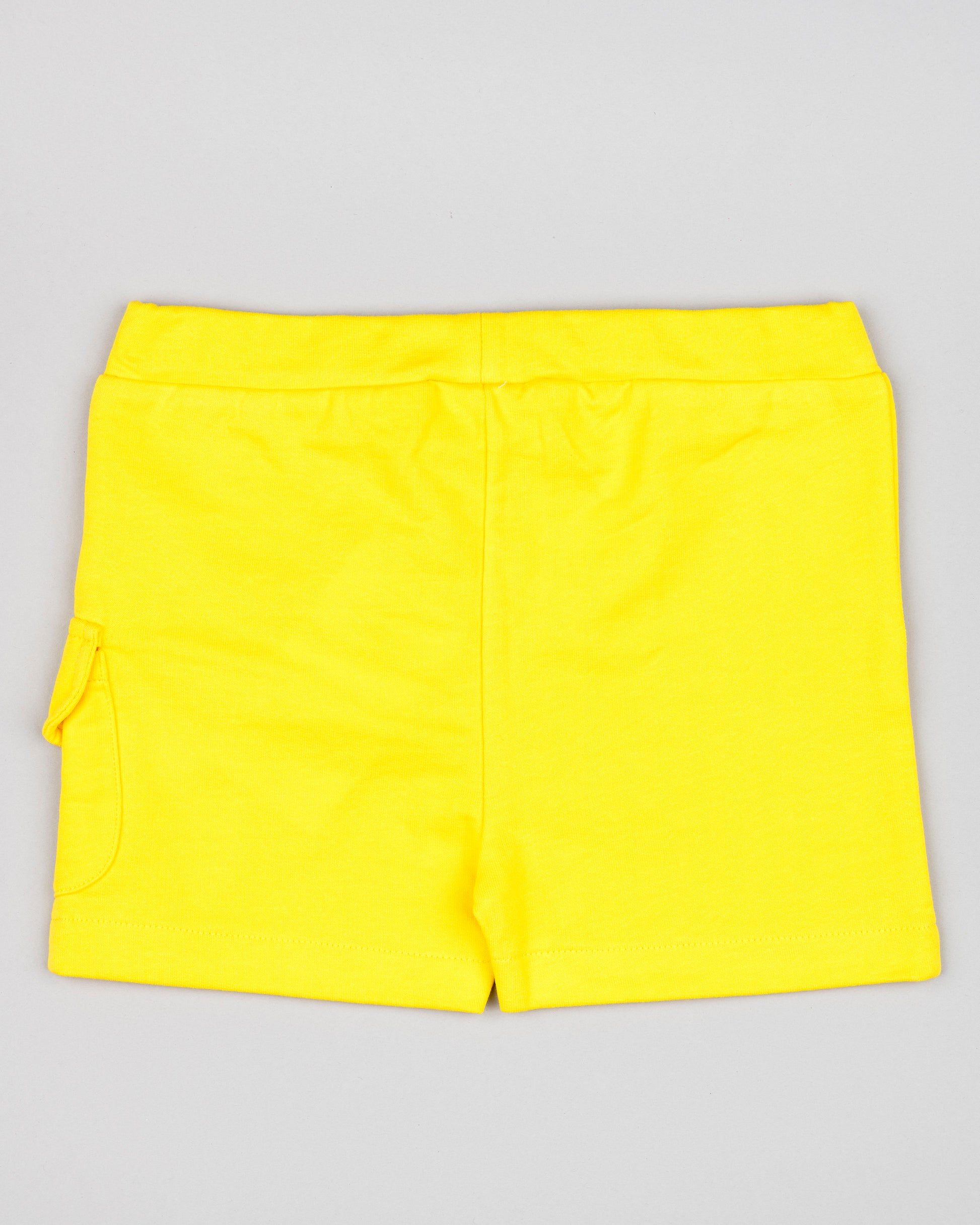 bermudas bebe Losan amarillo bolsillo cargo algodon Koskids