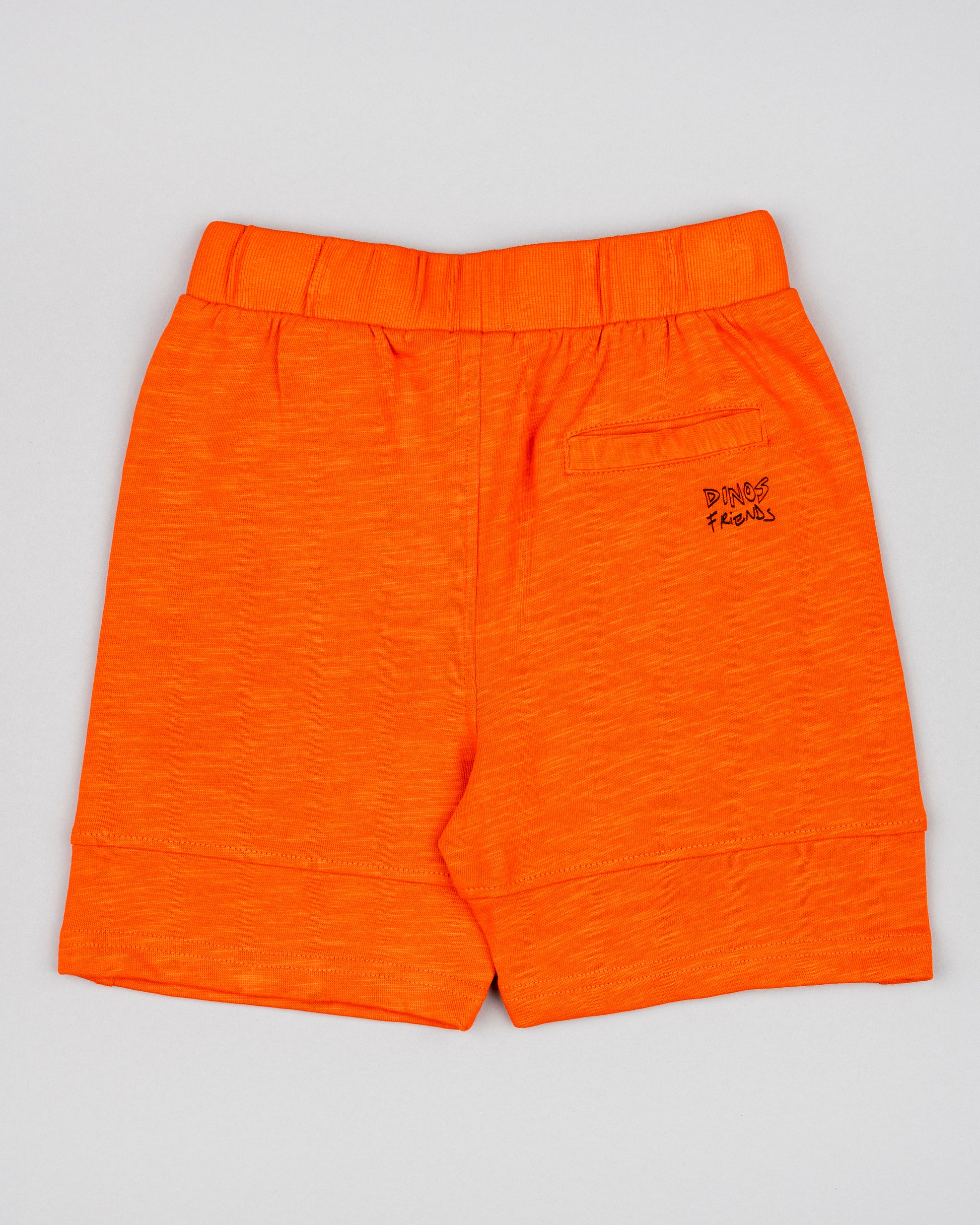 Bermudas de niño Losan color naranja con goma en la cinturilla