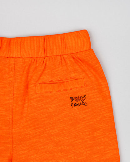 Bermudas de niño Losan color naranja con goma en la cinturilla