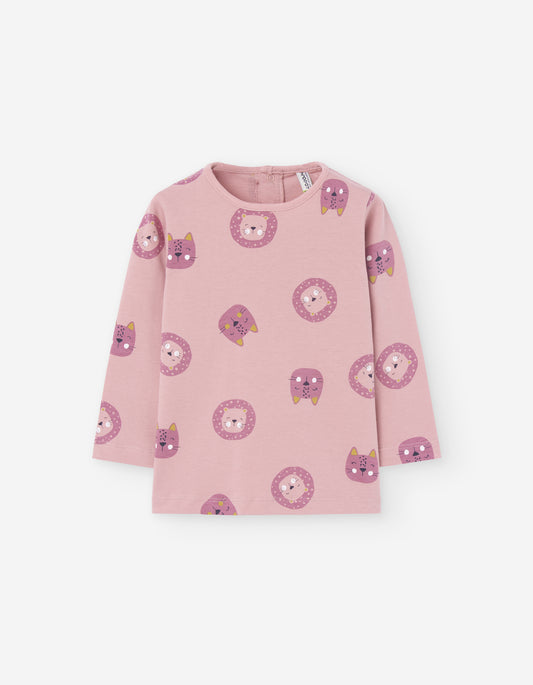 Camiseta bebé niña manga larga Losan