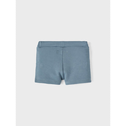 bermudas de bebé azul de punto con cordones y botones interiores NameIt