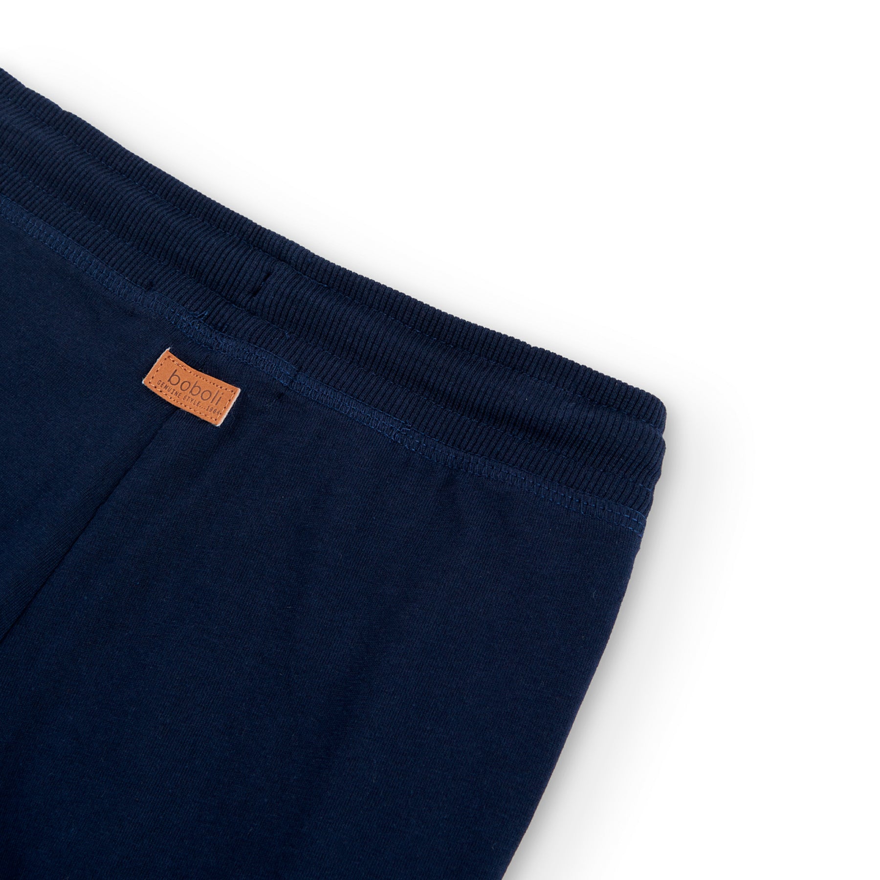 Bermudas niño color navy, tejido suave y ligero, cordones en la cintura para ajustar Boboli